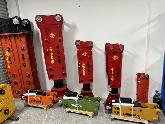 HGB-75 High Frequency Hydraulic Breaker Hammer For 7-14 Ton Excavator